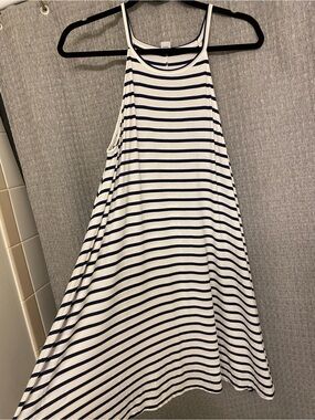 Old Navy and White Striped Dress